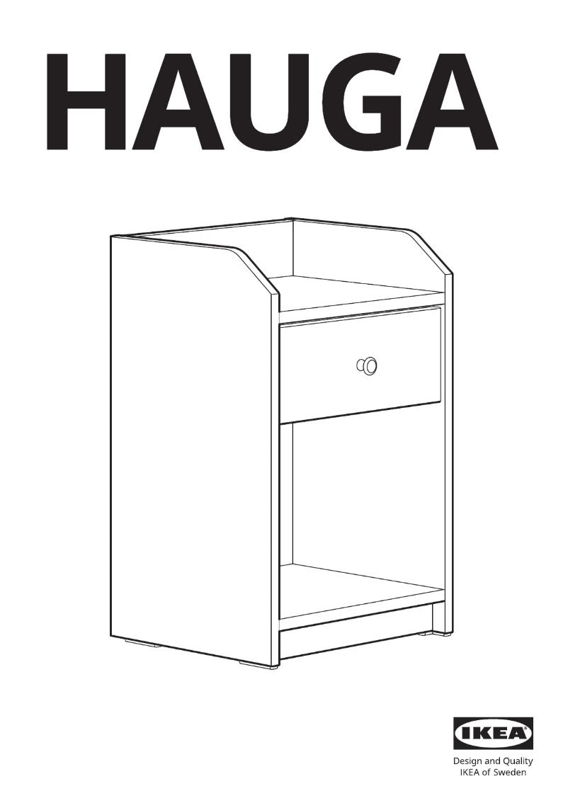 Imagen de la primera página del manual del dispositivo HAUGA 004.889.63