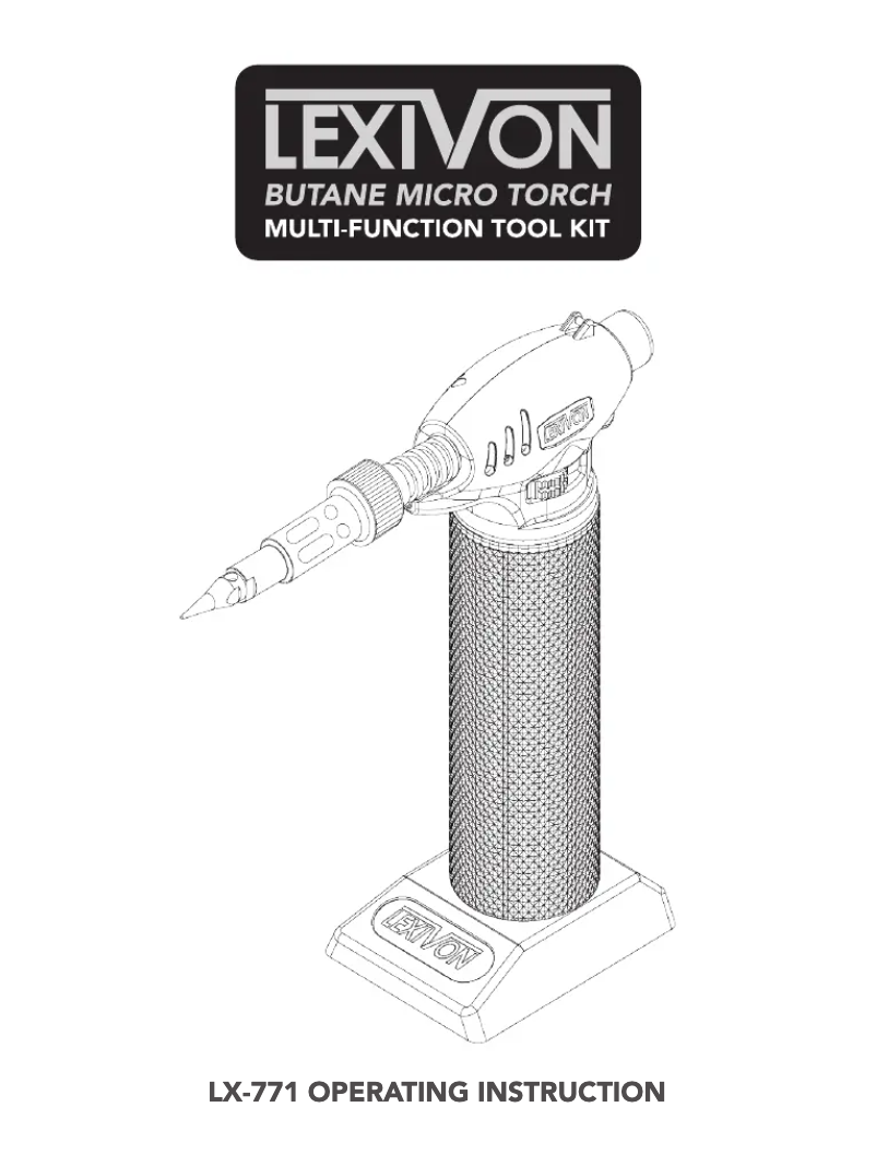 Image de la première page du manuel de l'appareil LX-771