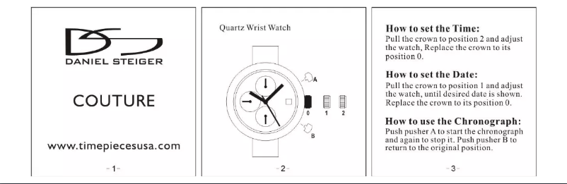 Image de la première page du manuel de l'appareil Couture