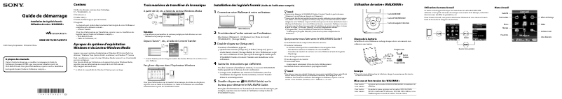 Página 1 del manual Manual de usuario Sony Walkman NWZ-E375