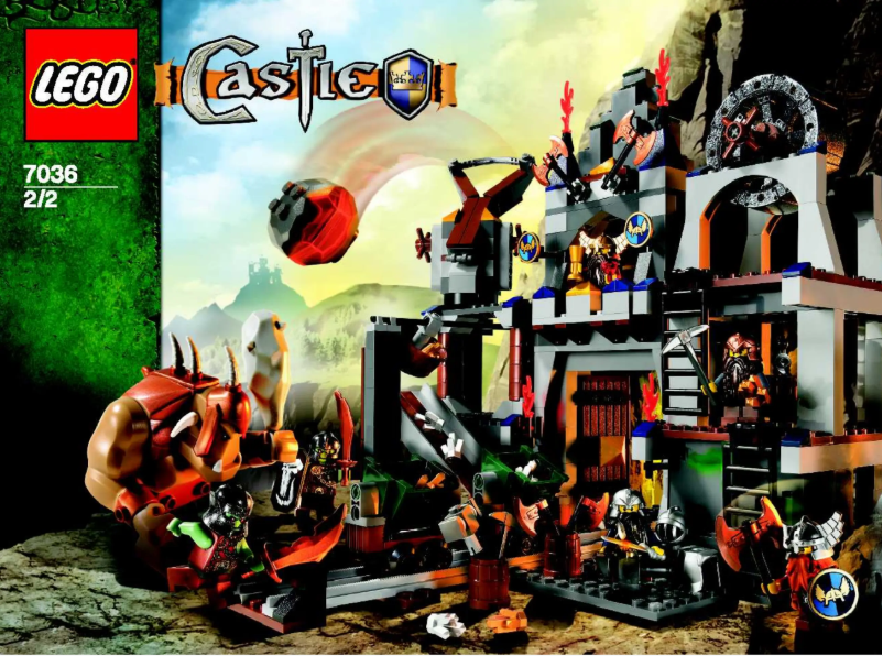 Page n°1 - Manuel utilisateur Lego Castle 7036