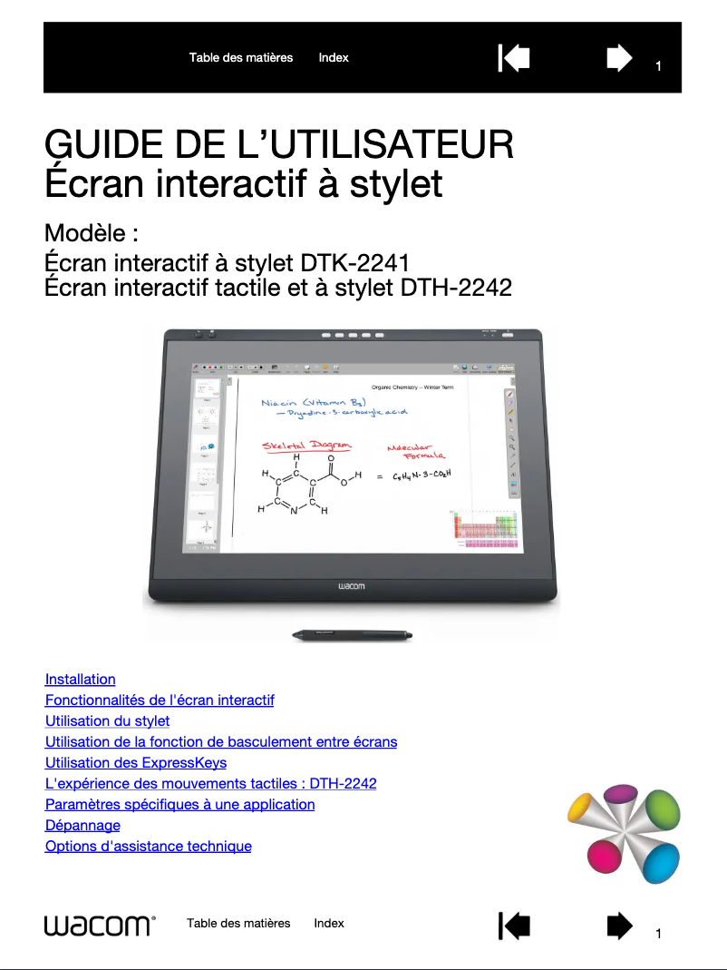 Image de la première page du manuel de l'appareil DTK-2241