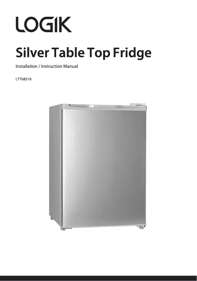 Page 1 de la notice Manuel utilisateur Logik LTT68S18