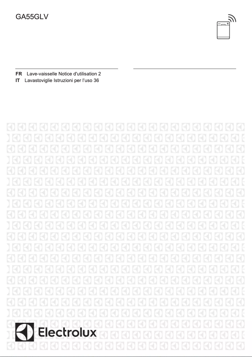 Image de la première page du manuel de l'appareil GA55GLV