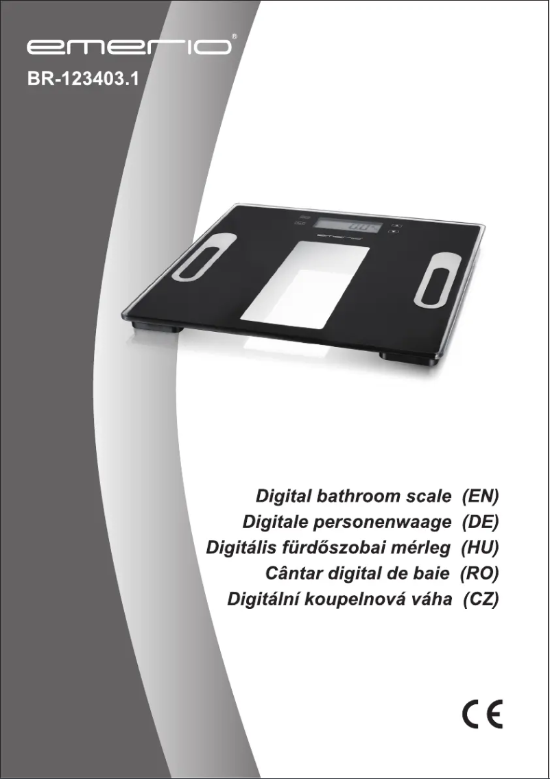 Page n°1 - Manuel utilisateur Emerio BR-123403.1
