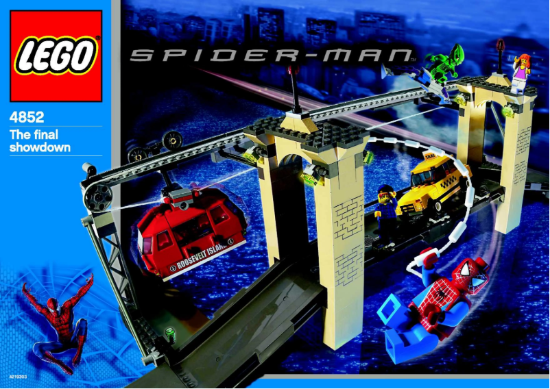 Page 1 de la notice Manuel utilisateur Lego Spiderman 4852