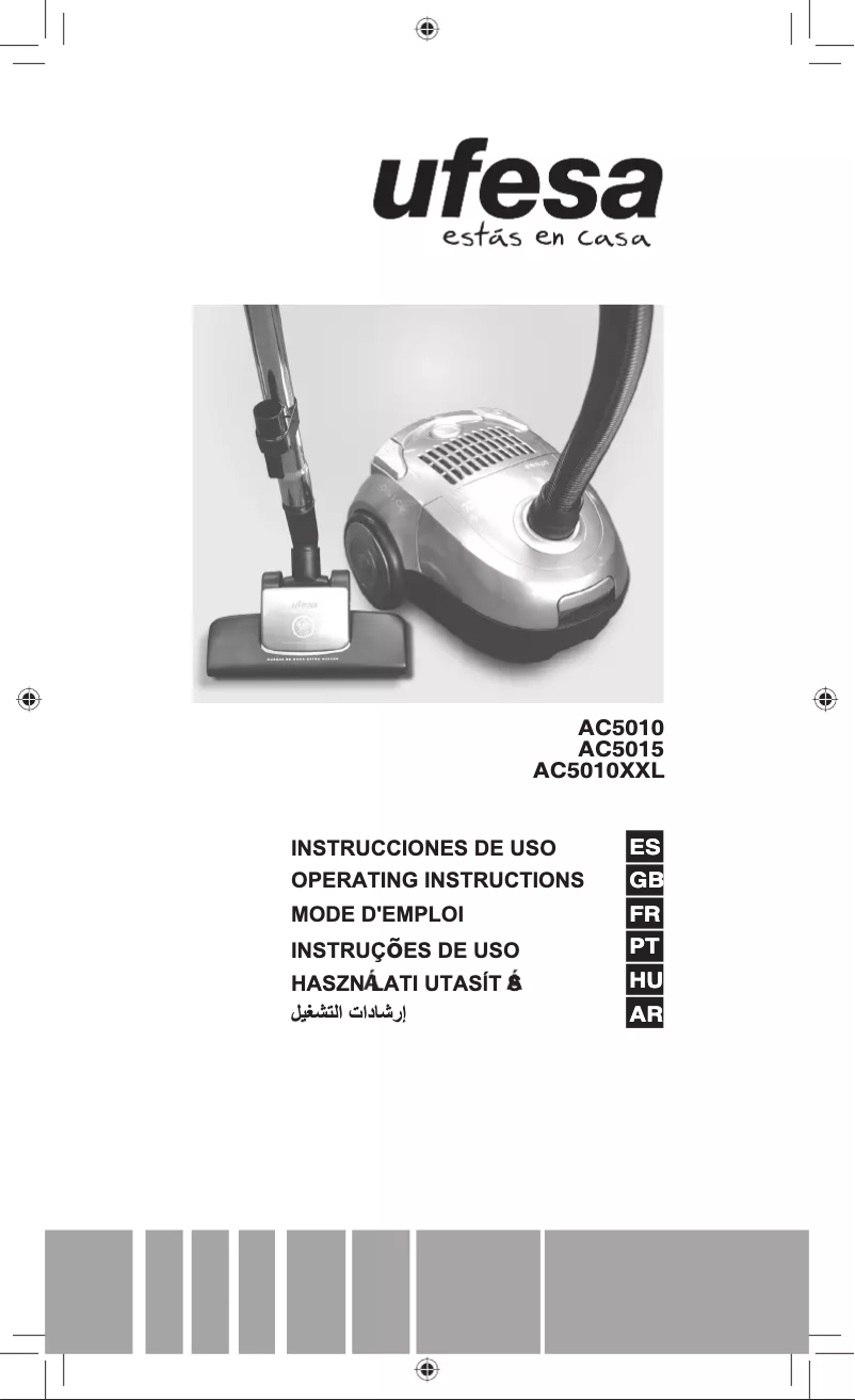 Page n°1 - Manuel utilisateur Ufesa AC5015