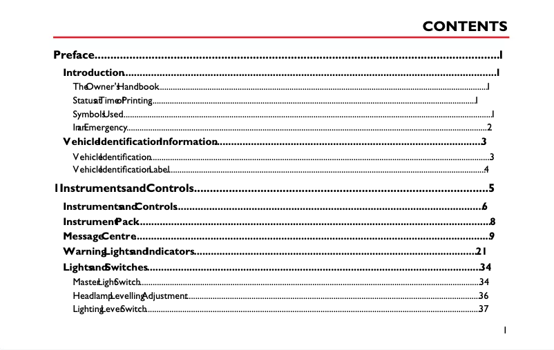 Página 1 del manual Manual de usuario MG HS (2019)