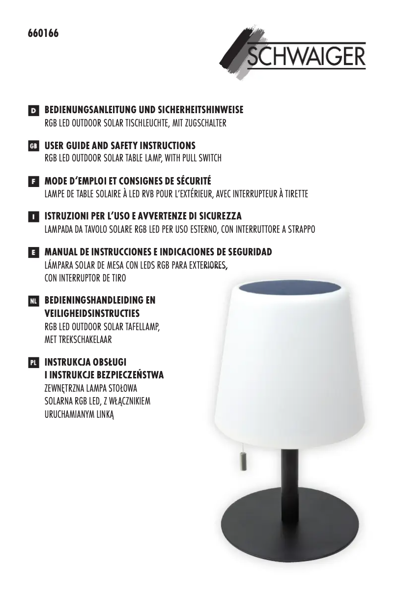 Image de la première page du manuel de l'appareil 660166