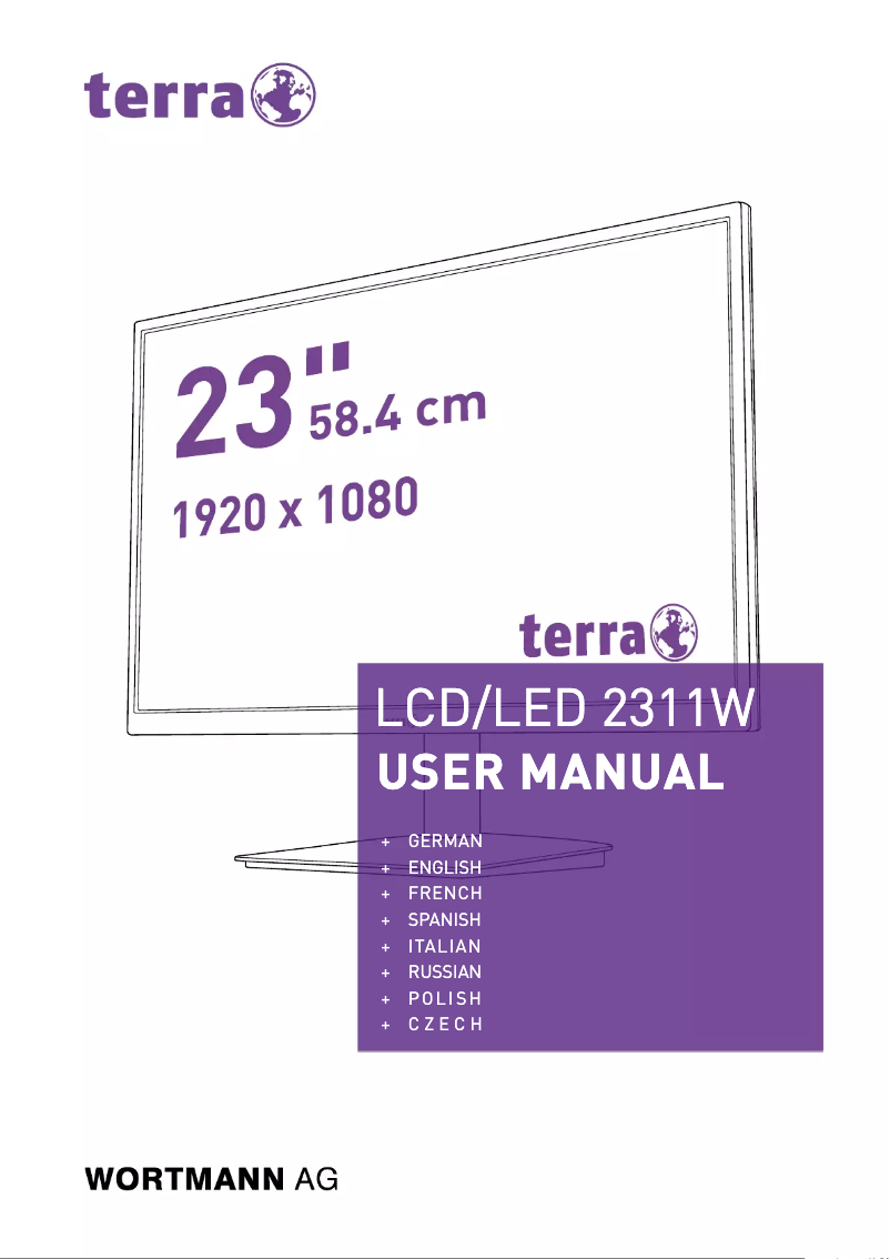 Image de la première page du manuel de l'appareil TERRA LED 2311W