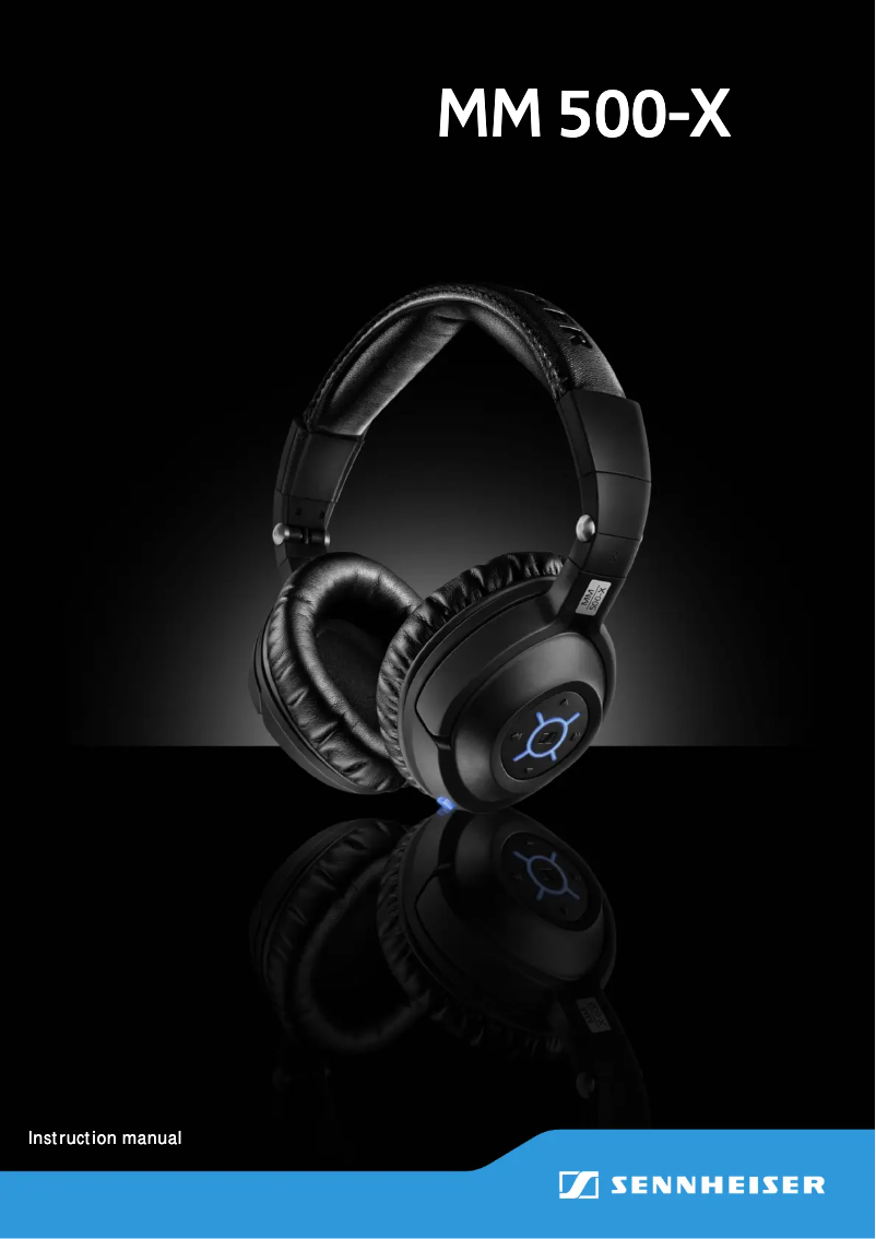 Page n°1 - Mode d'emploi Sennheiser MM 500-X