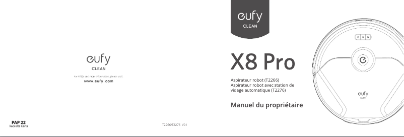 Página 1 del manual Manual de usuario Eufy Clean X8 Pro