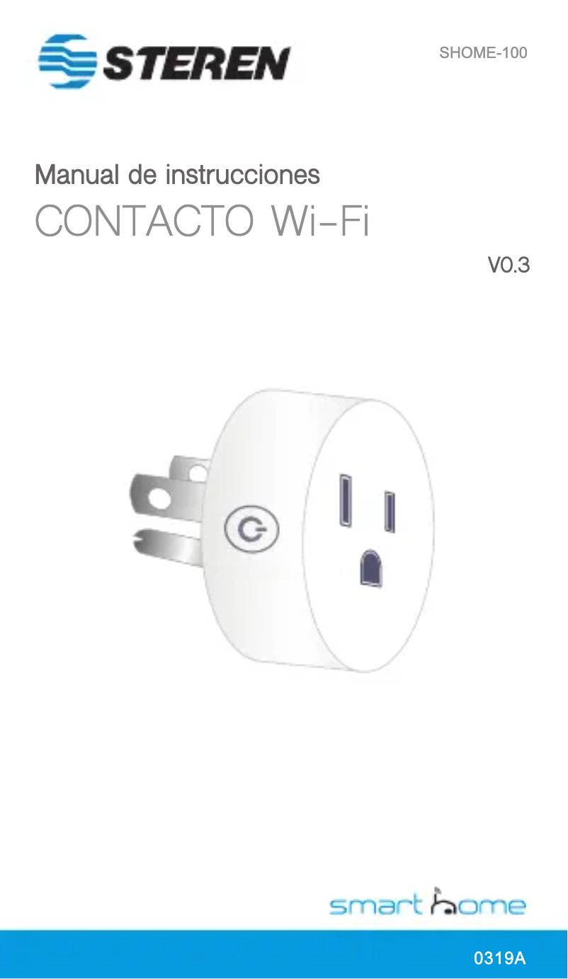 Image de la première page du manuel de l'appareil SHOME-100