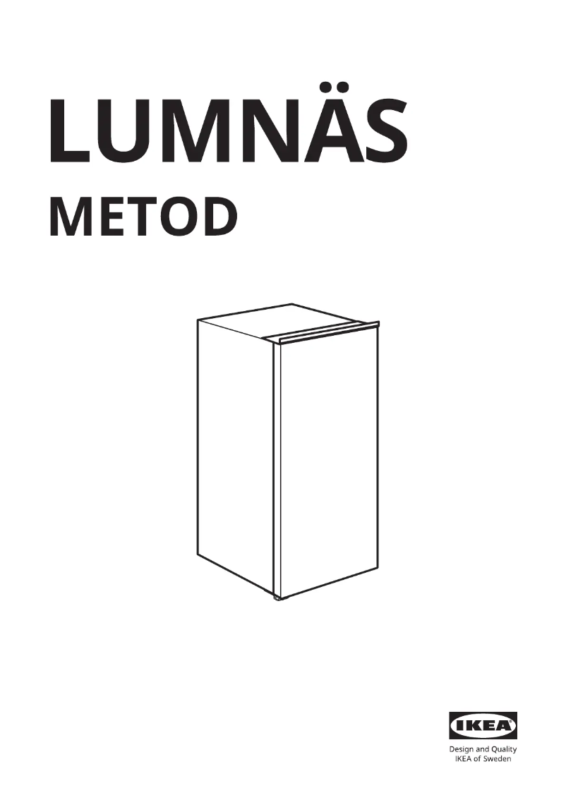 Image de la première page du manuel de l'appareil LUMNÄS 805.728.54