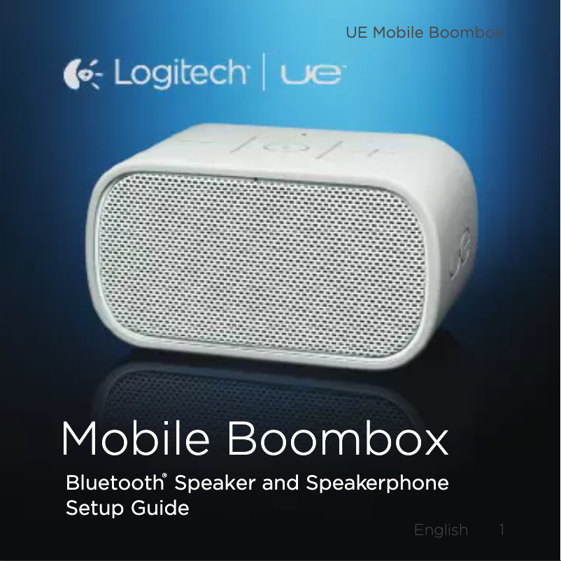 Página 1 del manual Manual de usuario Logitech UE Mobile Boombox