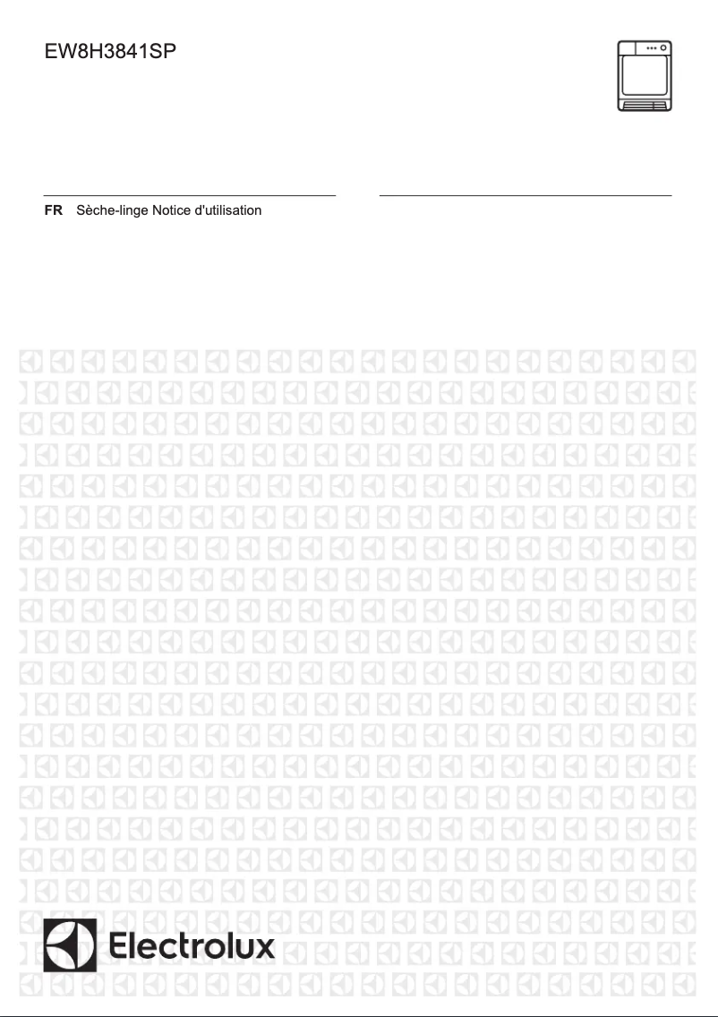 Page n°1 - Manuel utilisateur Electrolux EW8H3841SP