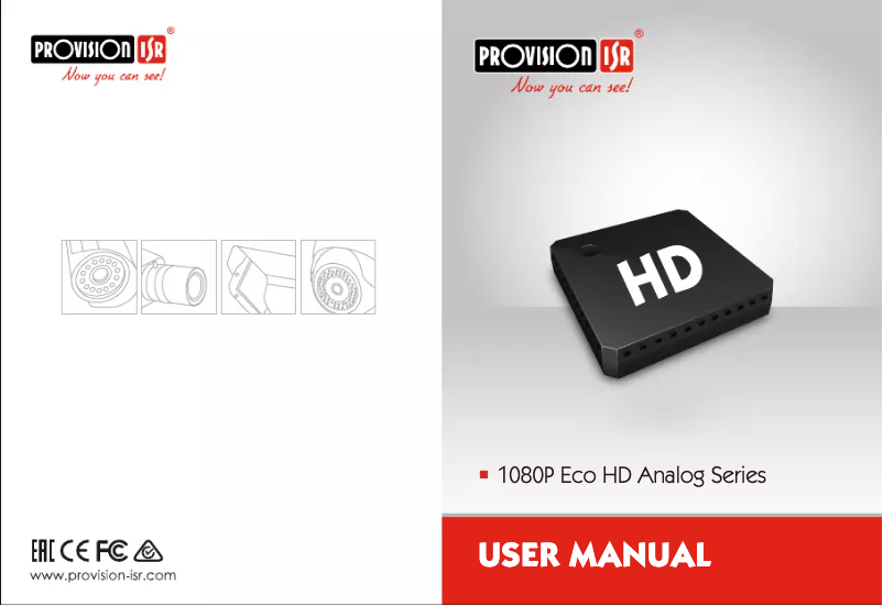 Page n°1 - Manuel utilisateur Provision-ISR DI-390AE36