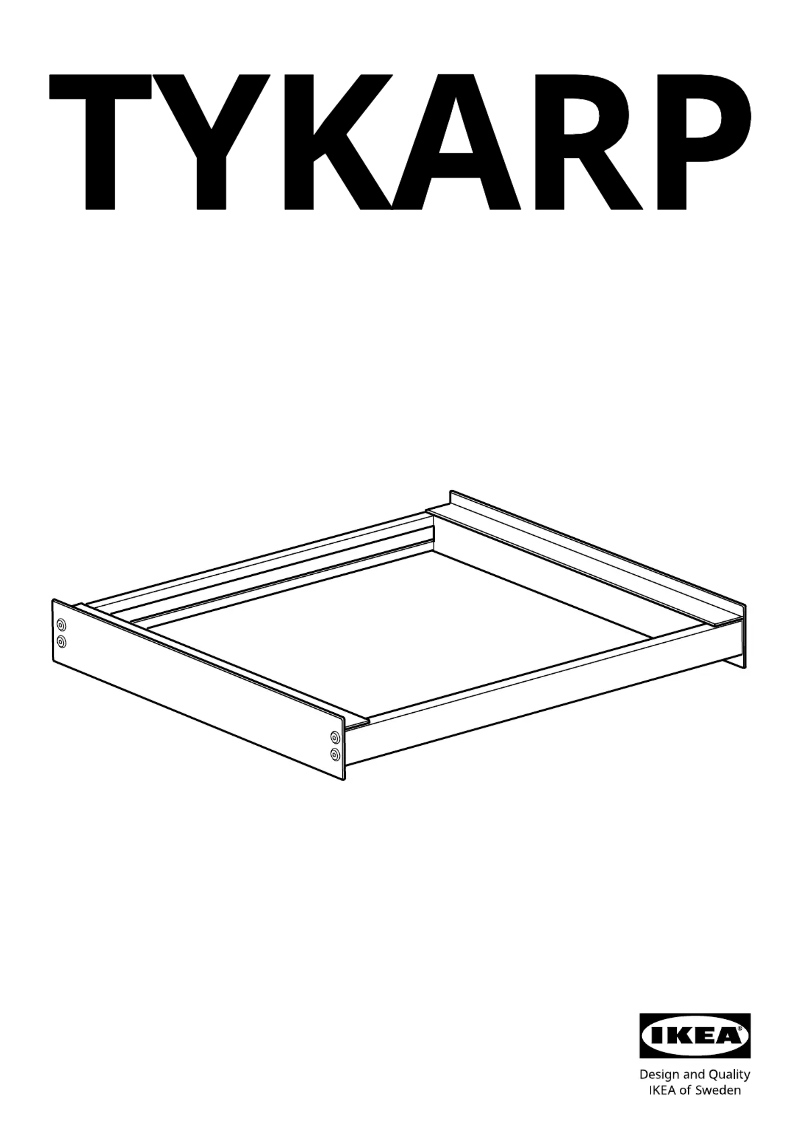 Imagen de la primera página del manual del dispositivo TYKARP 606.014.66