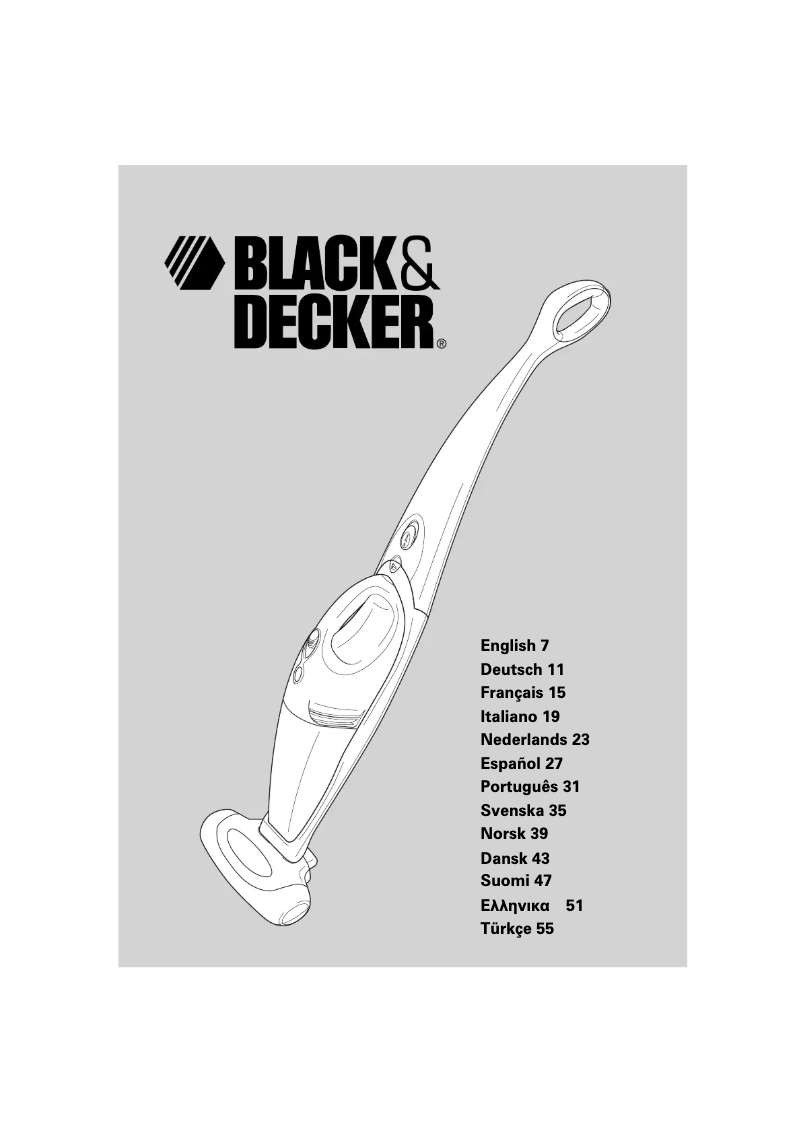 Page n°1 - Manuel utilisateur Black & Decker FV1201