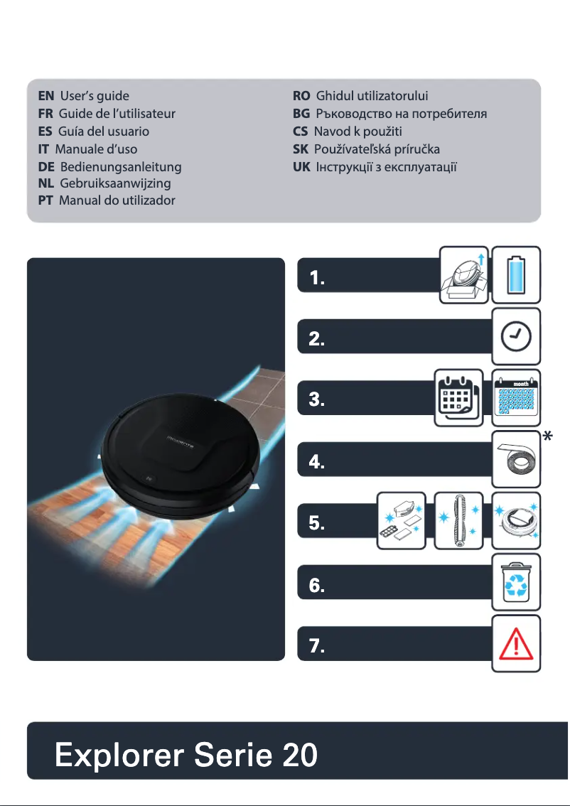 Page n°1 - Manuel utilisateur Rowenta X-plorer Serie 20 RR6871