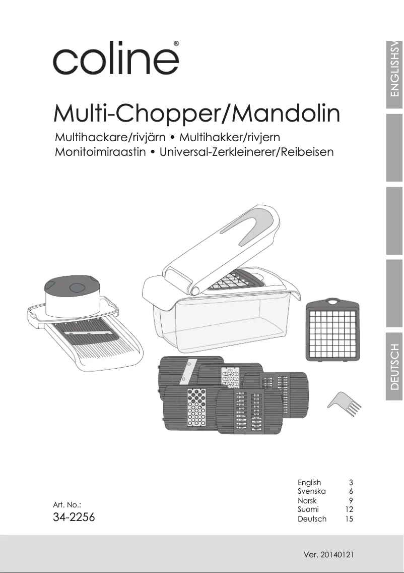 Imagen de la primera página del manual del dispositivo 34-2256