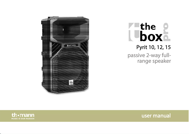 Page n°1 - Manuel utilisateur The Box Pyrit 10