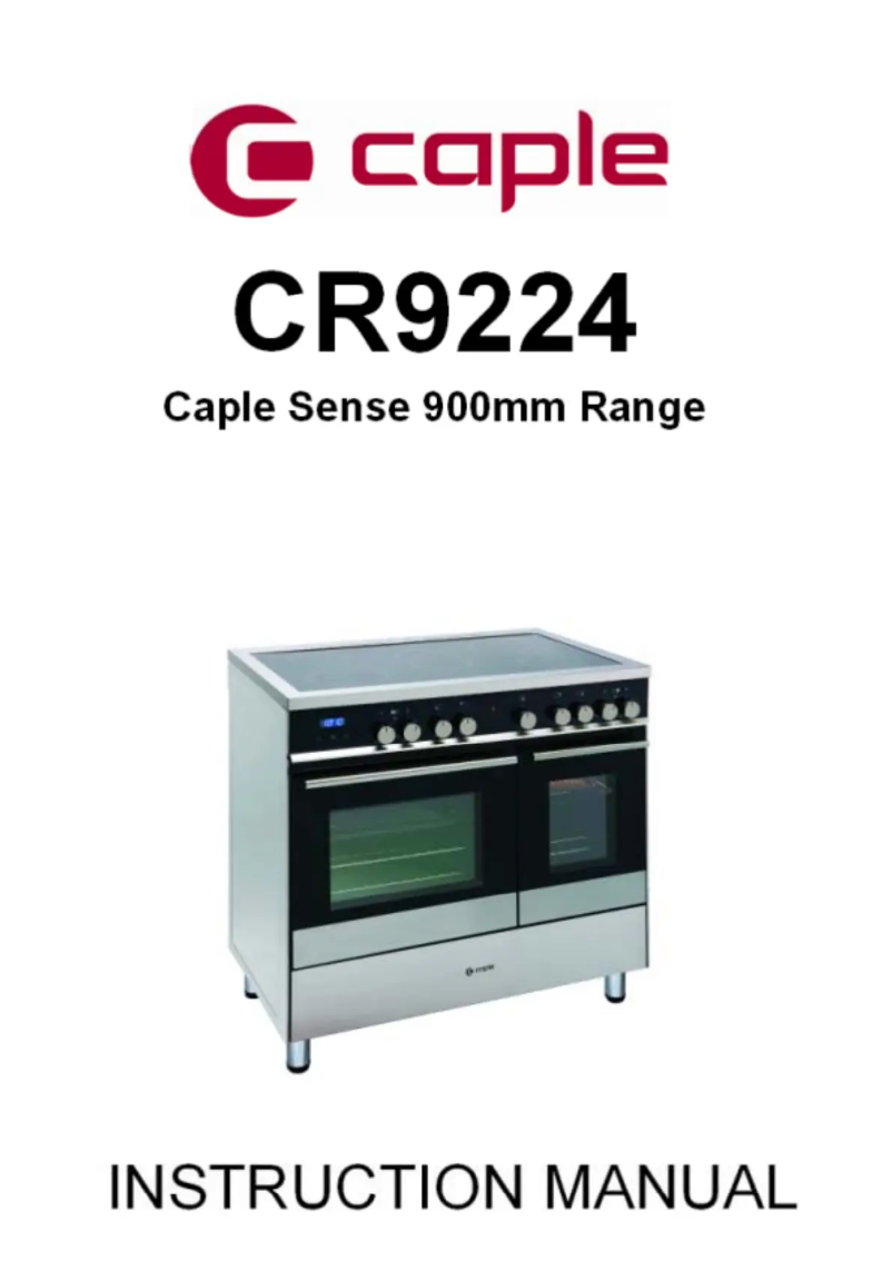 Page 1 of the manual User Manual Caple Sense CR9227
