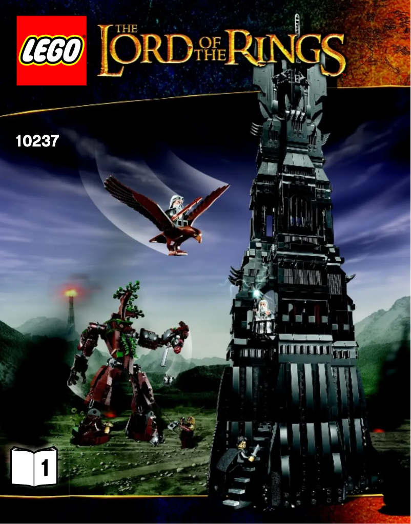 Page 1 de la notice Manuel utilisateur Lego The Tower of Orthanc