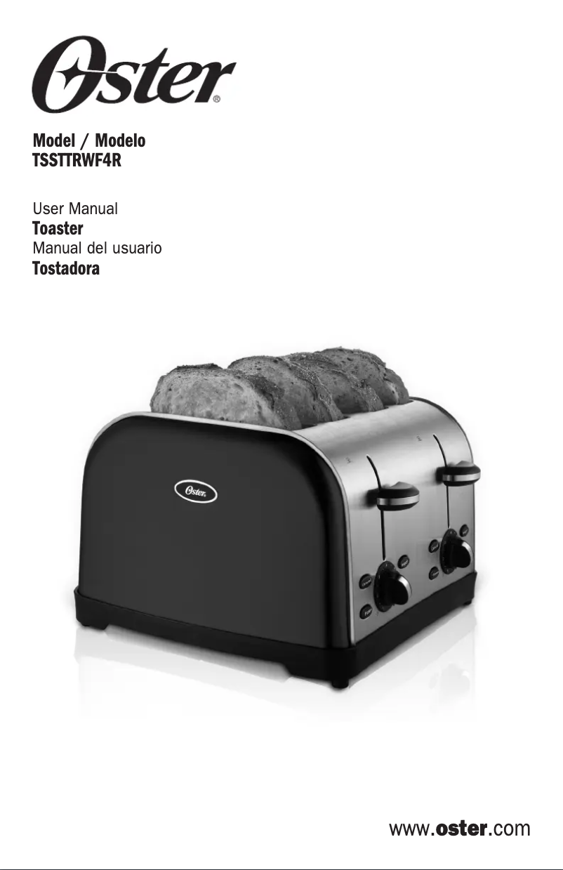 Page 1 de la notice Manuel utilisateur Oster TSSTTRWF4R