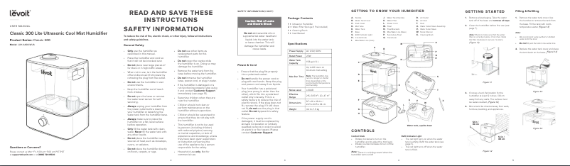 Imagen de la primera página del manual del dispositivo Classic 300