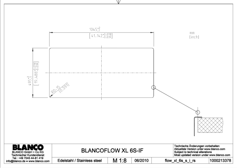 Page n°1 - Manuel utilisateur BLANCO FLOW XL 6 S-IF