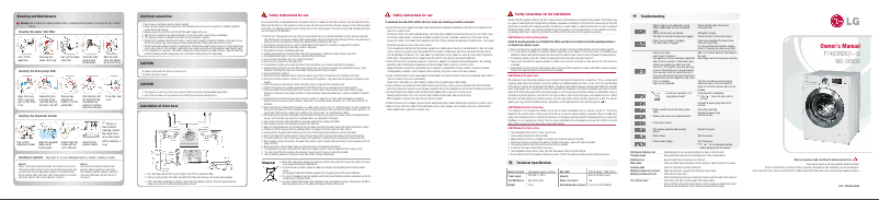 Image de la première page du manuel de l'appareil F1403RDS