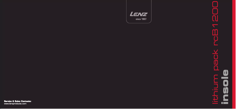 Page 1 de la notice Manuel utilisateur Lenz rcB 1200