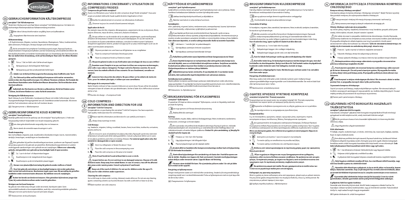 Page 1 de la notice Manuel utilisateur Sensiplast IAN 273332