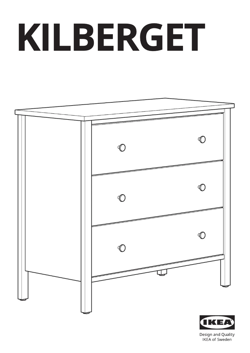 Image de la première page du manuel de l'appareil KILBERGET 505.616.68