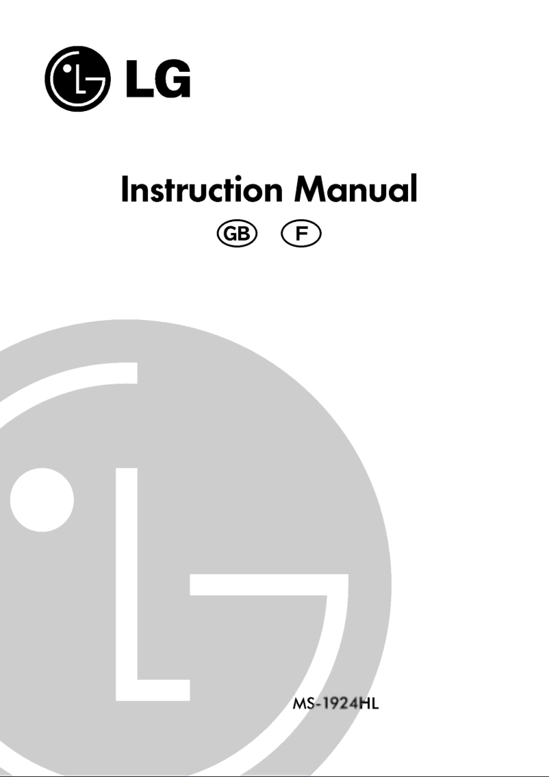Page 1 de la notice Manuel utilisateur LG MS-1924HL