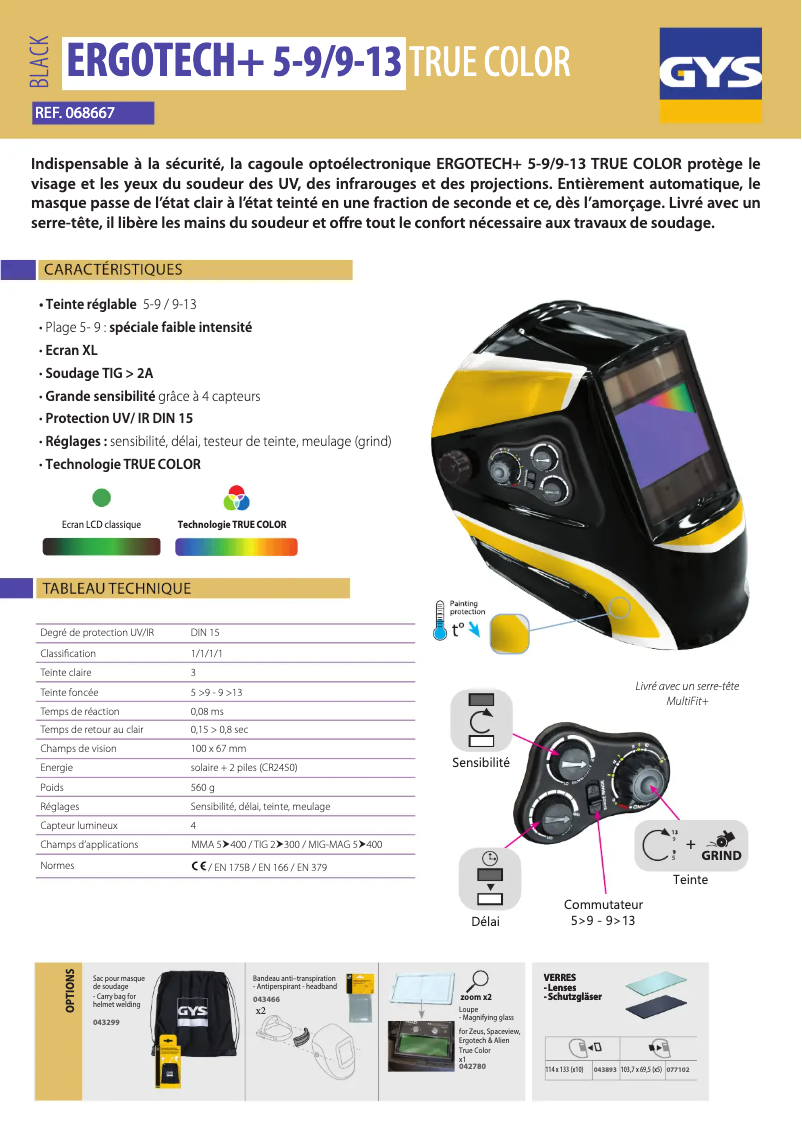 Image de la première page du manuel de l'appareil LCD Ergotech+ 5/9-9/13