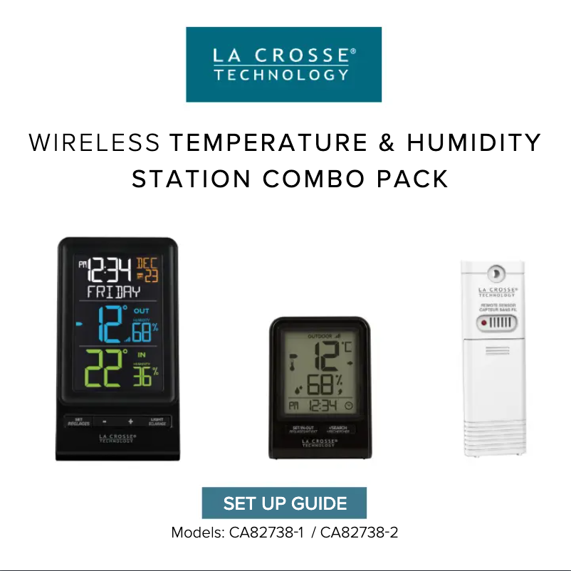 Image de la première page du manuel de l'appareil CA82738