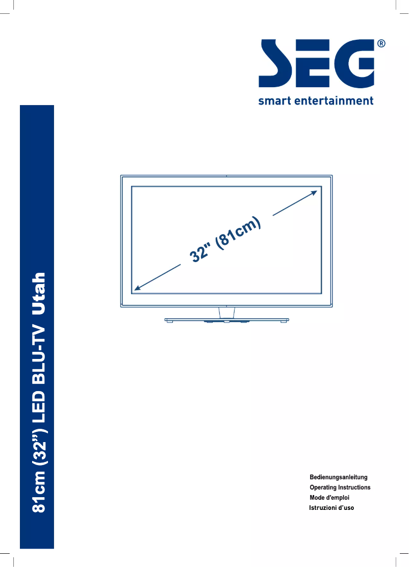 Page 1 de la notice Manuel utilisateur SEG Utah