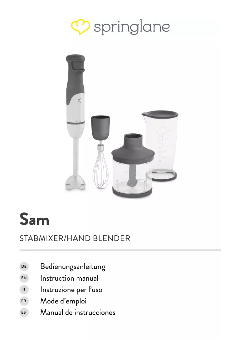 Página 1 del manual Manual de usuario Springlane Sam