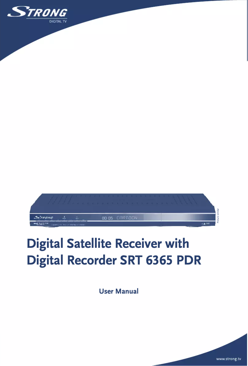 Image de la première page du manuel de l'appareil SRT 6365 PDR