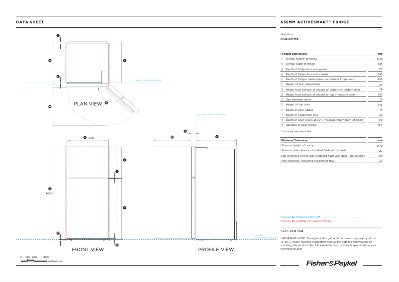 Image de la première page du manuel de l'appareil RF331TRPW6