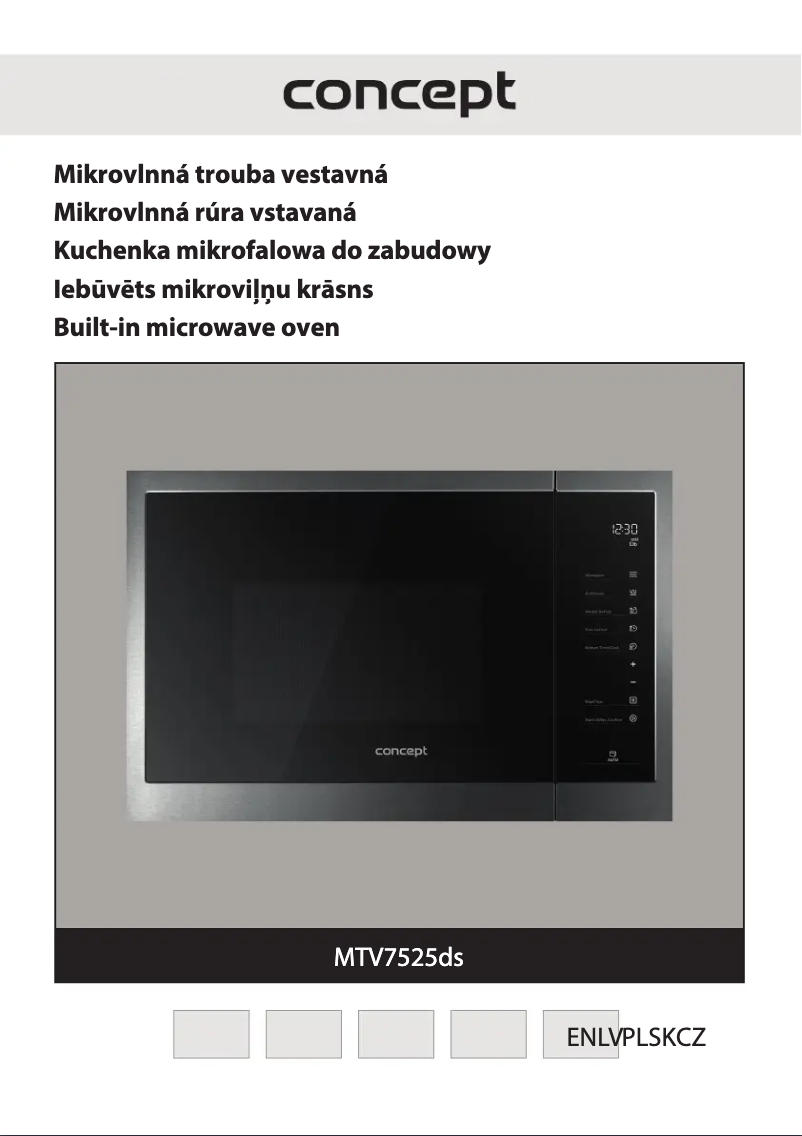 Image de la première page du manuel de l'appareil MTV7525DS