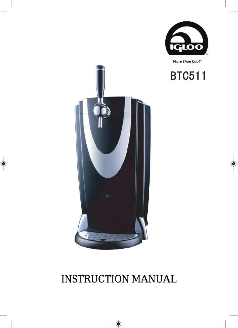 Page 1 de la notice Manuel utilisateur Curtis BTC511