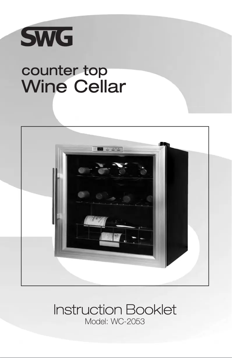 Página 1 del manual Manual de usuario Salton WC-2053