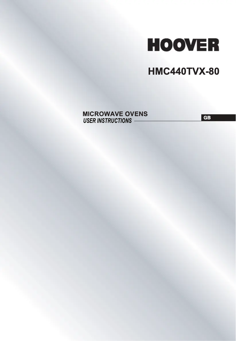 Page n°1 - Mode d'emploi Hoover HMC440TVX-80