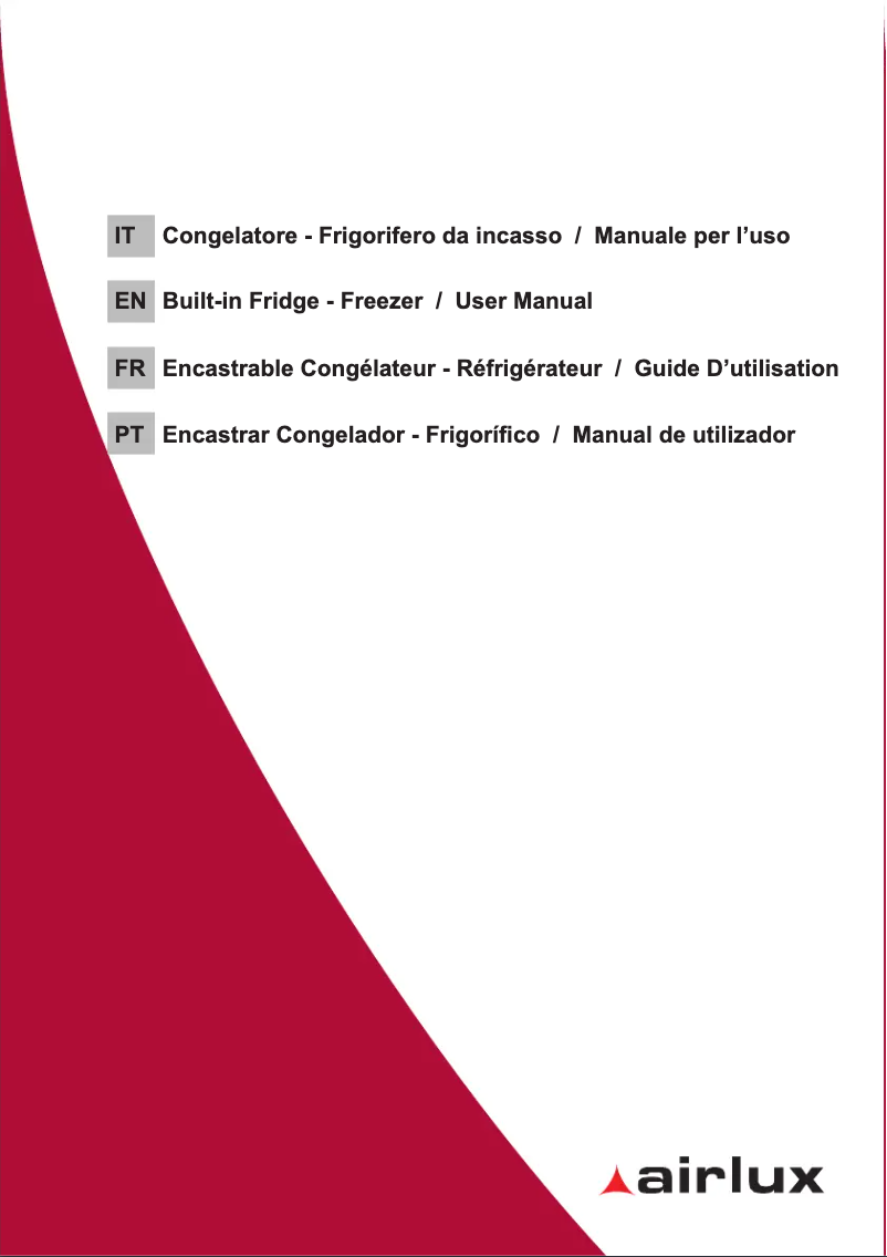 Page 1 de la notice Manuel utilisateur Airlux ARI1450