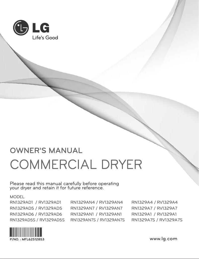 Page n°1 - Manuel utilisateur LG RV1329A7S