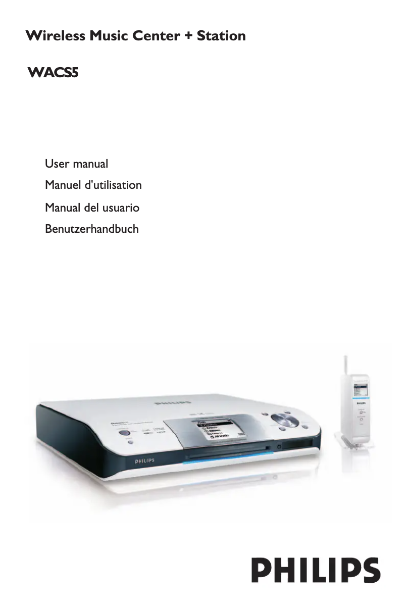 Imagen de la primera página del manual del dispositivo WACS5