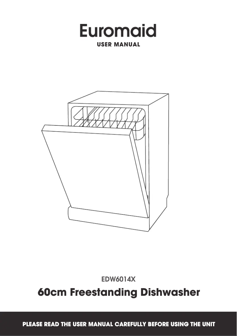 Página 1 del manual Manual de usuario Euromaid EDW6014X
